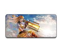 Tapis de Souris The King's Avatar 900x400mm Tapis de Souris XXL Multifonction Gaming Mousepad XXL Grand sous Main, Anime Souris 3mm Bureau Anti-Glissant Surface Texturée pour Ordinateur, P