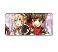 Tapis de Souris The King's Avatar 900x400mm Tapis de Souris XXL Multifonction Gaming Mousepad XXL Grand sous Main, Anime Souris 3mm Bureau Anti-Glissant Surface Texturée pour Ordinateur, M