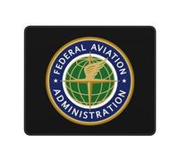 Tapis De Souris The United States Federal Aviation Administration Mouse Pad Anti-Dérapant sous-Main Doux Tapis De Bureau pour Travail Claviers Voyage 25X30CM