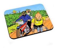 Tapis de souris Tintin tour de france maillot jaune bd vintage G