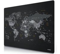Tapis de souris Titanwolf Gaming, Tapis de souris XXXL Speed 1200 x 600 mm, vitesse & précision, carte du monde anglais