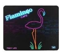 Tapis de souris T'nB Neon Flamant Noir G