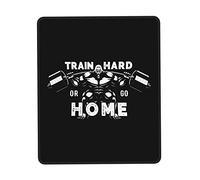Tapis De Souris Train Hard Or Go Home Funny Gorilla Gym Mouse Pad Parfait Mousepad Comfortable sous-Main pour Table Voyage Travail 25X30CM