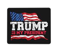 Tapis De Souris Trump Est Toujours Mon Président Tapis De Souris Antidérapant Résistant À Usure Tapis De Souris Carré, pour Ordinateur, Ordinateur Portable, 25x30cm
