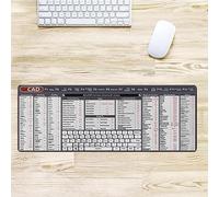 Tapis de Souris Ultimate Auto Cad Command Alia Ses Raccourcis, référence de Commande Rapide pour utilisateurs de CAD, Cadeau pour architecte, Tapis de Bureau de Jeu KMH
