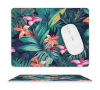 Tapis de souris ultra fin en cuir avec surface lisse imperméable et antidérapant pour jeux, bureau et maison, 25,4 x 20,3 cm
