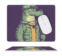 Tapis de souris ultra fin en cuir avec surface lisse imperméable et antidérapant pour jeux, bureau et maison, 25,4 x 20,3 cm