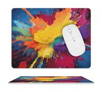 Tapis de souris ultra fin en cuir avec surface lisse imperméable et antidérapant pour jeux, bureau et maison, 25,4 x 20,3 cm