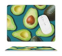 Tapis de souris ultra fin en cuir avec surface lisse imperméable et antidérapante pour jeux, bureau et maison, 25,4 x 20,3 cm