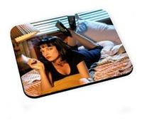 Tapis de souris Uma thurman pulp fiction cigarette lit actrice cinema G