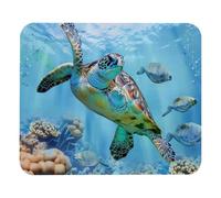 Tapis De Souris Underwater Fish Sea Turtle Mousepad Glissement Facile sous-Main Durable Tapis Souris pour Ordinateur Gaming Ordinateur Portable XL