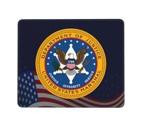 Tapis De Souris Us Marshals Service Mousepad Anti-Dérapant Mouse Pad Comfortable sous-Main pour Travail Claviers Table 25X30CM