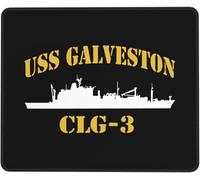 Tapis De Souris USS Galveston CLG-3 Accessoires De Jeu Imperméable sous-Main Glissement Facile Tapis Souris pour Gaming Jeu Travail M