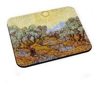 Tapis de souris Van gogh oliviers peinture post-impressionnisme G