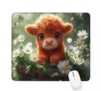 Tapis de Souris vert, 240x200x3mm Tapis de Souris Gamer bœuf Mousepad, ase en Caoutchouc Imperméable et Antidérapante, Carré Cabine Mouse Pad avec Bords Surpiqués, pour Bureau Décoration Cadeaux J-972