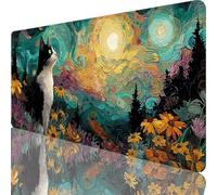 Tapis de Souris Vert 900 x 400 x 4 mm Grand Tapis de Souris XXL Animal sous Main Bureau Gamer, à Bords Cousus, Base en Caoutchouc Antidérapante Mouse Pad pour PC, Ordinateur, Decoration Maison l-7922