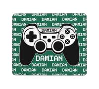 Tapis de souris vert en caoutchouc pour apprendre à jouer - Pour bureau, maison, dortoir, salle de jeux, salon, cadeaux pour lui et elle - 30 x 24,9 cm