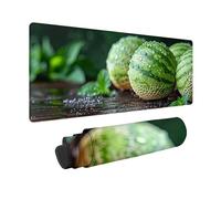 Tapis de Souris Vert Tapis Souris XXL 100 x 50 cm, sous Main Bureau PastèQue Mouse Pad avec Bords Cousus, Imperméable Base en Caoutchouc Antidérapant Surface pour Bureau, Études, Gaming -zjn2509WE