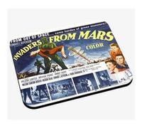 Tapis de souris Vieille affiche de film invaders from mars rétro poster