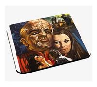 Tapis de souris Vieille affiche espagnole de film lady frankenstein rétro G