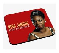 Tapis de souris Vieille affiche nina simone my baby just cares for me G