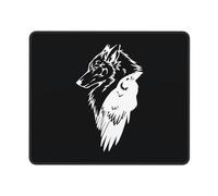 Tapis De Souris Viking Norse Wolf Rune sous-Main Glissement Facile Mousepad Imperméable Tapis Souris pour Ordinateur Travail Ordinateur Portable S