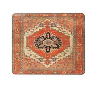 Tapis De Souris Vintage Antique Oriental Turc Boho Bohème Mouse Pad avec Base en Caoutchouc Tapis De Souris Gaming Lavable Accessoires De Jeu Mac Et Pc pour Travail Souris Clavier 25X30Cm