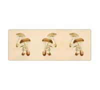 Tapis de souris vintage comestible champignons 30,5 x 80 cm Surface de jeu étendue