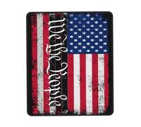 Tapis De Souris Vintage USA American Flag We The People Tapis De Bureau Parfait Mousepad Doux sous-Main pour Travail Claviers Voyage 25X30CM