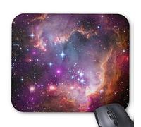 Tapis de souris Violet étoiles Galaxy Espace astronomie en caoutchouc antidérapant rectangulaire de Siwiko Group