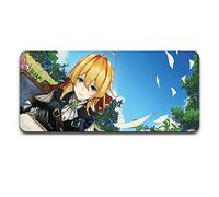 Tapis de Souris Violet Evergarden 900x400mm Tapis de Souris XXL Multifonction Gaming Mousepad XXL Grand sous Main, Anime Souris 3mm Bureau Anti-Glissant Surface Texturée pour Ordinateur, I