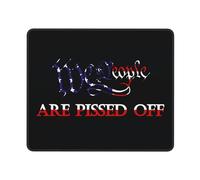 Tapis De Souris We The People are Pissed Off Mouse Pad Glissement Facile Mousepad Imperméable Accessoires De Jeu pour Bureau Travail Ordinateur L