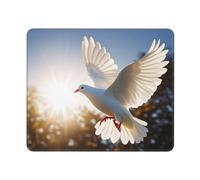 Tapis De Souris White Dove Flying in The Sun Mouse Pad Antidérapante Tapis Souris Glissement Facile Mousepad pour Jeu Ordinateur Gaming S