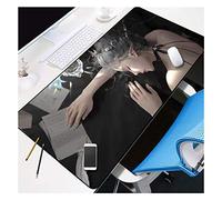 Tapis de Souris wlop Ghost Blade Speed Gaming Mouse Pad | XXL Mousepad |800 x 300mm Large Size| 3mm-Thick Base | Perfect Precision and Speed, A