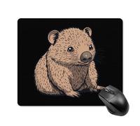 Tapis De Souris Wombat sous-Main Imperméable Mousepad Glissement Facile Tapis Souris pour Ordinateur Ordinateur Portable Travail M