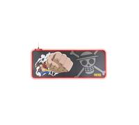 FR-TEC One Piece Luffy XL Tapis de Souris - Lumière LED Rouge sur les Bords - Base en Caoutchouc Antidérapante Rouge G