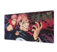 Grupo Erik - Tapis de Souris XXL Jujutsu Kaisen, Itadori et Sukuna - Tapis de Bureau 80 x 35 cm, sous Licence Officielle| sous Main Bureau, Accessoire pour PC, Tapis de Souris Gamer