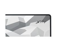 CHERRY XTRFY GP5, Tapis de Souris de Jeu XL (920 x 400 x 3 mm), Speed-Pad Lisse pour la Précision, Bords Cousus, Antidérapant, Lavable en Machine, Litus White
