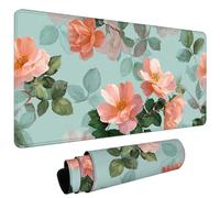 Tapis de Souris XXL 1000x400x3mm Tapis de Souris Gaming avec Base AntidéRapante ImperméAble à l'eau, Gamer Mouse Pad, Accessoire Bureau, Précision-Vitesse-Confort, FleurFond D'ŒufCanard #L289