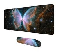 Tapis de Souris XXL 1000x500 mm Rêve Tapis Souris Gamer Papillon Accessoire Bureau Imperméable Mouse Pad Gaming avec Base Caoutchouc Antidérapant et Bords Cousus Convient pour Gaming Cadeau Homme B-52