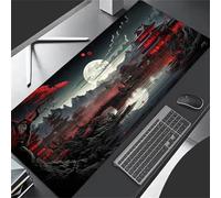 Tapis De Souris XXL 1000x500mm, Motif Pont Ancien, Tapis de Souris Gamer avec Bords Cousus, Durable Base en Caoutchouc Antidérapante pour Clavier, Bureau à Domicile, Études, Gaming