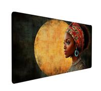 Tapis de Souris XXL 1000x500x3mm Imperméable Femme Tapis de Bureau Gaming pour Clavier Souris sans Fil Ordinateur Portable, Mouse Pad Livre Bords Surpiqués Base Antidérapante, Cadeau Homme model-2249