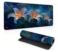 Tapis de Souris XXL - 1000x500x3mm Sous Main Bureau lis plante 0c0-43