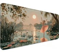 Tapis de Souris XXL 1000x500x3mm Tapis Souris Danse E-J04X2 | Mouse Pad Avec Base Antidérapante, Imperméable et Durable Grand Tapis De Souris Gaming pour Bureau et Gamer