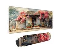 Tapis de Souris XXL 1200 x 600 x 3MM Tapis de Souris Japonais Accessoire Bureau Travail Bandes DessinéEs, Résistant à Usure Lavable, Gaming Accessoire avec Base en Caoutchouc Antidérapante -TL70YA
