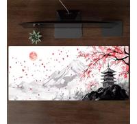 Tapis De Souris XXL 1200x600mm, Motif Paysage de pétales, Tapis de Souris Gamer avec Bords Cousus, Durable Base en Caoutchouc Antidérapante pour Clavier, Bureau à Domicile, Études, Gaming