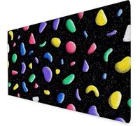 Tapis De Souris XXL 1200x600x3mm, coloré Grand Tapis De Souris Gamer, Tapis Souris Abstrait avec éTanche Base en Caoutchouc AntidéRapante,Tapis De Bureau pour éTudes, Gaming.IdéAl Cadeau Homme A54