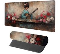 Tapis de Souris XXL 1200x600x3mm, Gris Tapis Souris Femme sous Main Bureau Gaming avec Base en Caoutchouc Antidérapante, Bords Cousus Grand Mouse Pad pour Accessoires Bureau Travail Cadeau 9-2049