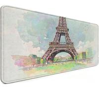 Tapis de Souris XXL 1200x600x3mm Tapis Souris Paris I-6UJT1 | Mouse Pad Avec Base Antidérapante, Imperméable et Durable Grand Tapis De Souris Gaming pour Bureau et Gamer