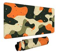 Tapis de Souris XXL 1400x600x3mm Tapis de Souris Gaming avec Base AntidéRapante ImperméAble à l'eau, Gamer Mouse Pad, Accessoire Bureau, Précision-Vitesse-Confort pour Tous, Camouflage Abstrait #L411